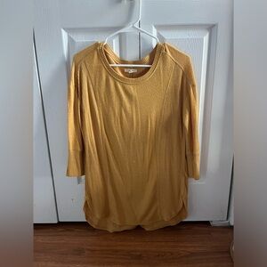 Maurices Mustard Long Sleeve Top